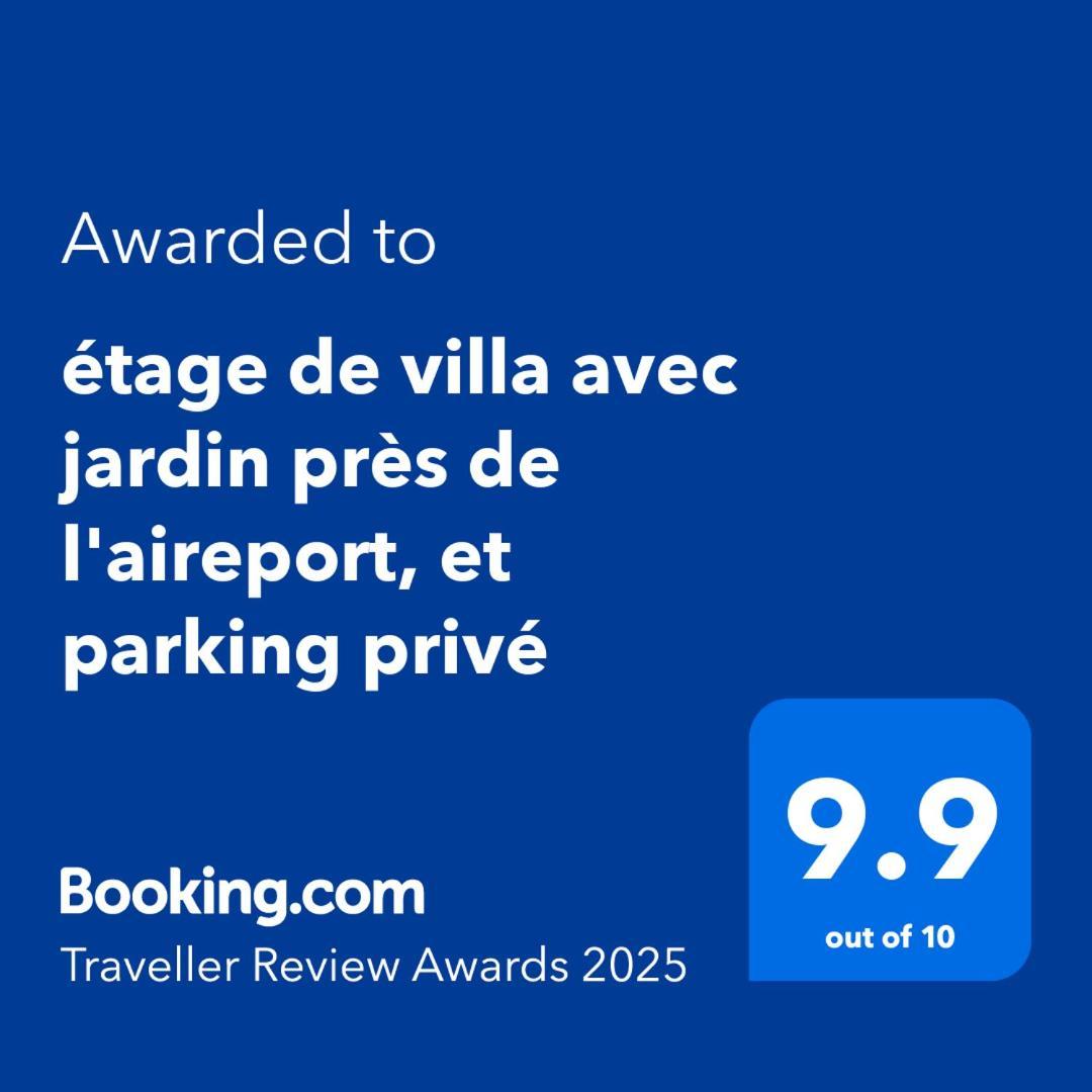 Etage De Villa Avec Jardin, Pres De L'Aireport Et Parking Prive Арьяна Экстерьер фото